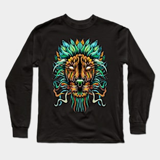 Lion color Long Sleeve T-Shirt